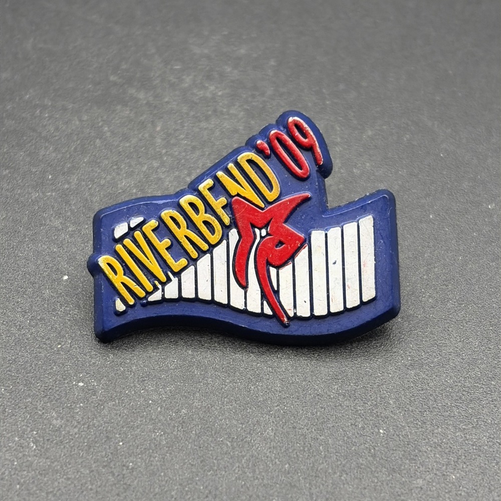 Riverbend Music Festival Chattanooga Tennessee 2009 Plastic Lapel Hat Pin
